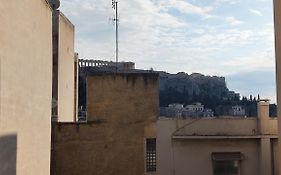 Acropolis Of Athens From Ermou Str